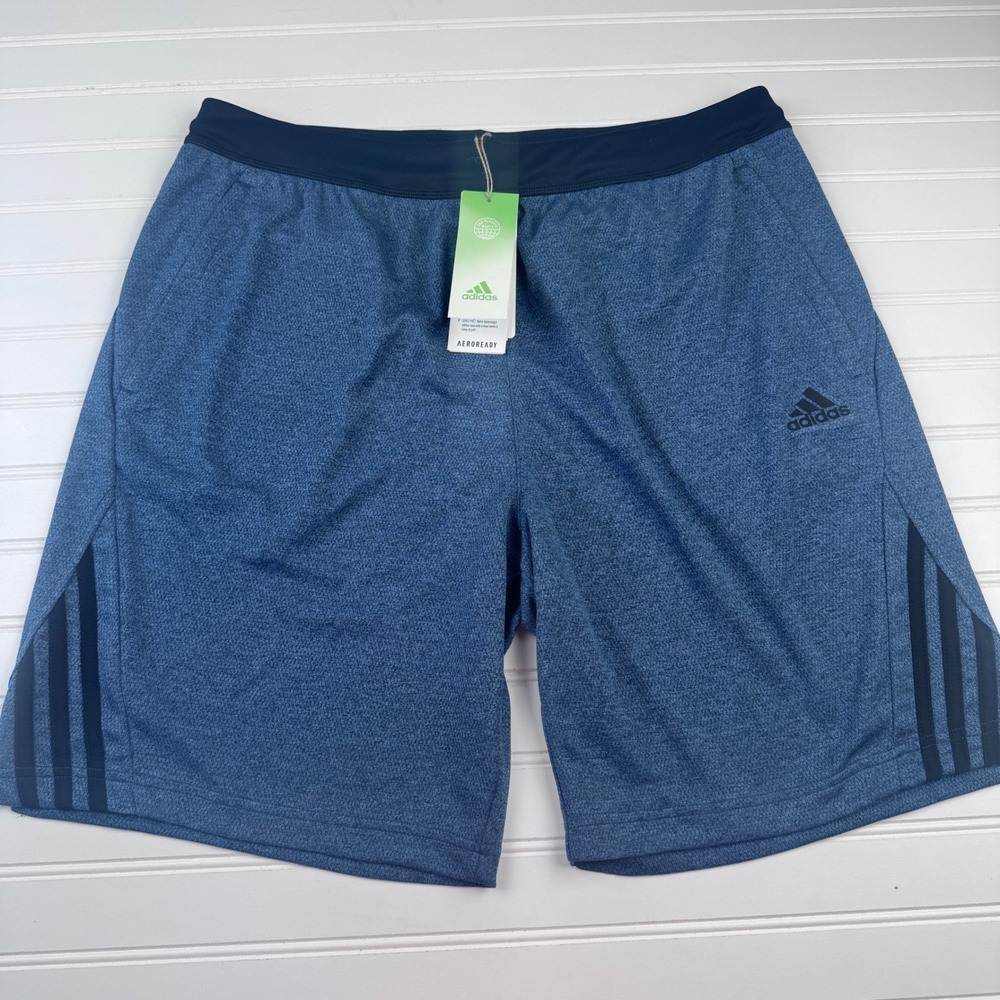 NEW Adidas Men's X Large Axis Woven Shorts Training Blue